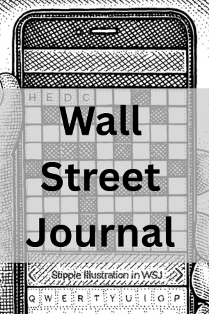 Hasbro sleuthing game 7 Little Words | Wall Street Journal Crossword Clue